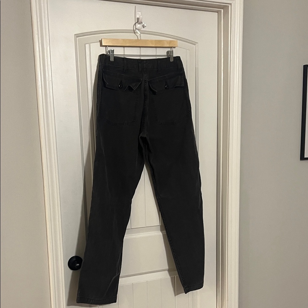 imogene + willie Blake military trouser in black - Picture 7 of 9